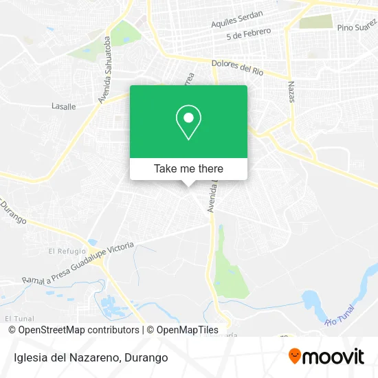 Mapa de Iglesia del Nazareno