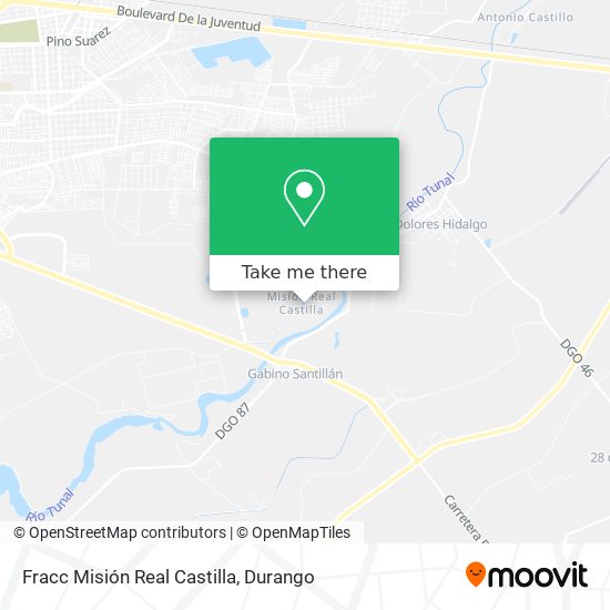 Fracc Misión Real Castilla map