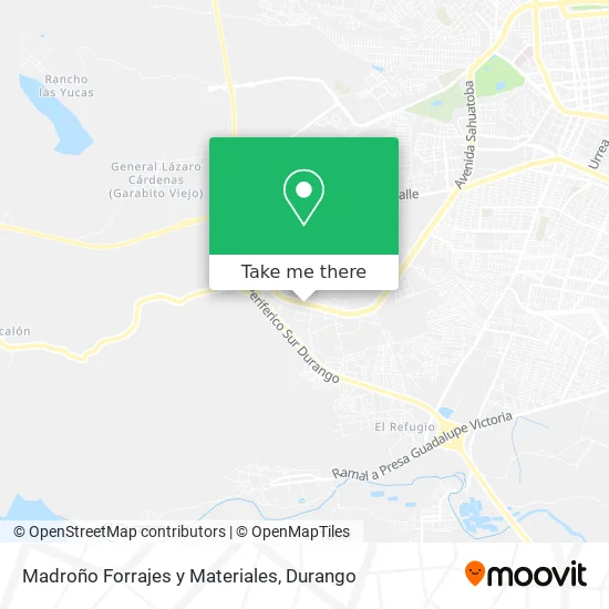 Mapa de Madroño Forrajes y Materiales