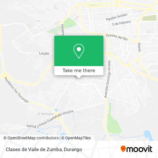Mapa de Clases de Vaile de Zumba