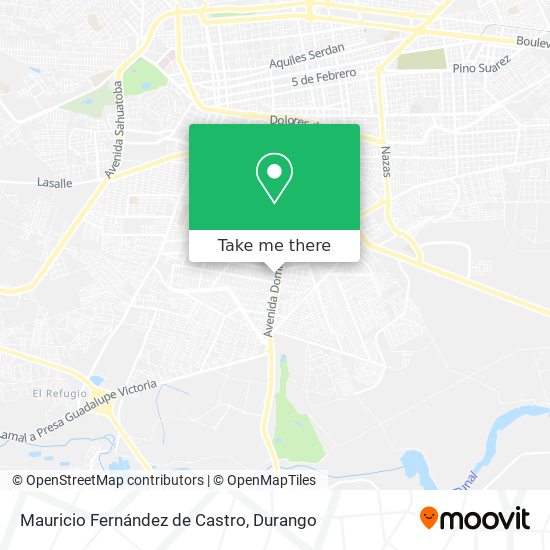 Mauricio Fernández de Castro map