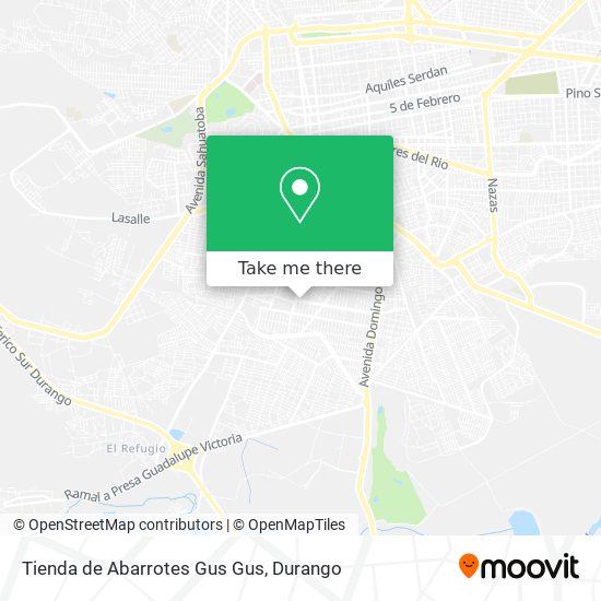 Tienda de Abarrotes Gus Gus map