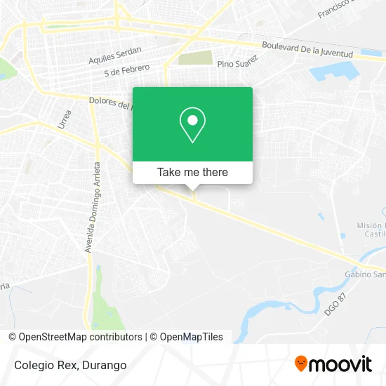 Mapa de Colegio Rex
