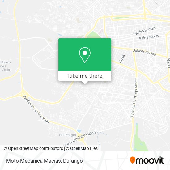 Mapa de Moto Mecanica Macias