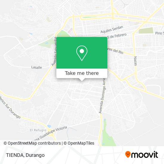 TIENDA map