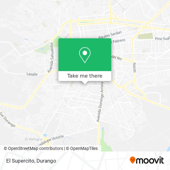 Mapa de El Supercito