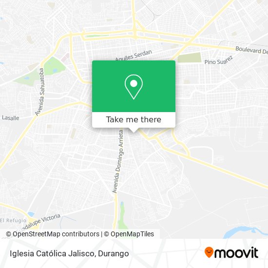 Iglesia Católica Jalisco map