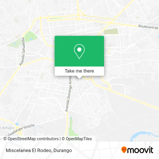 Miscelanea El Rodeo map