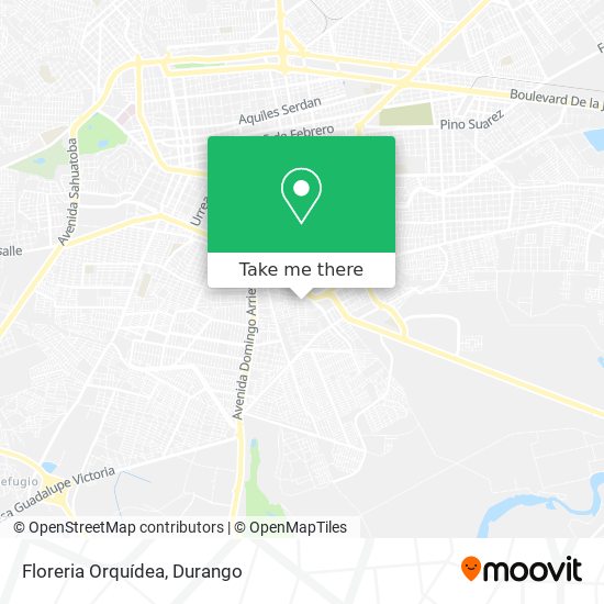 Floreria Orquídea map