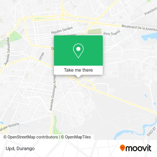 Mapa de Upd