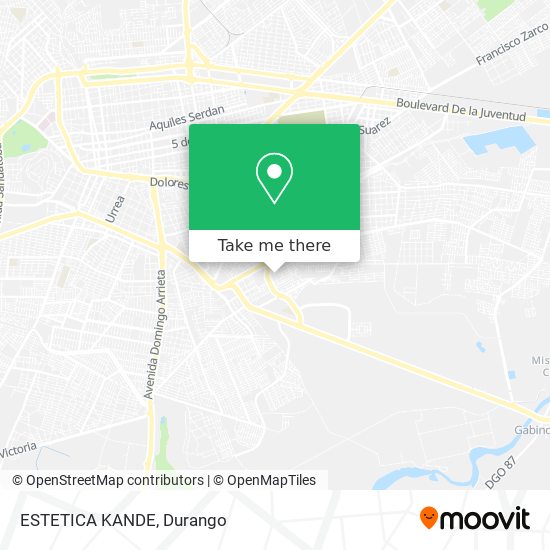 Mapa de ESTETICA KANDE