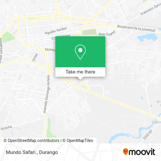Mapa de Mundo Safari.