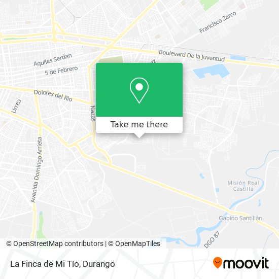 La Finca de Mi Tío map