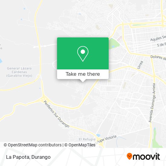 Mapa de La Papota