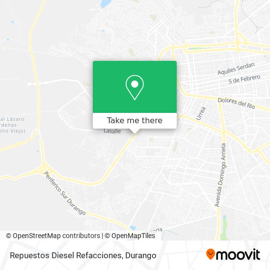 Repuestos Diesel Refacciones map