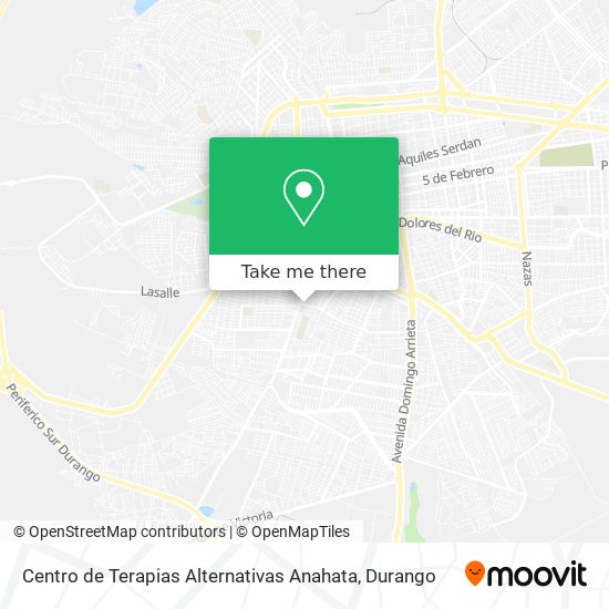Centro de Terapias Alternativas Anahata map