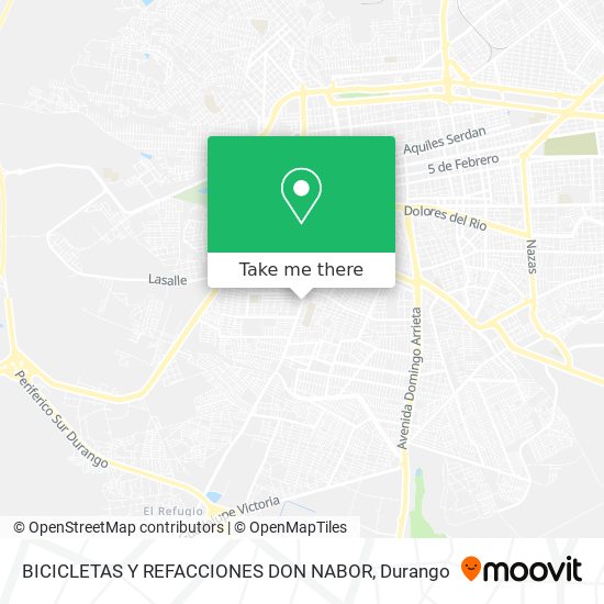 BICICLETAS Y REFACCIONES DON NABOR map