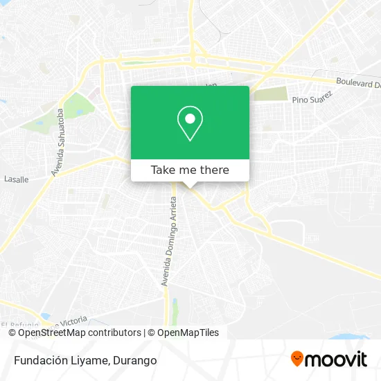 Fundación Liyame map