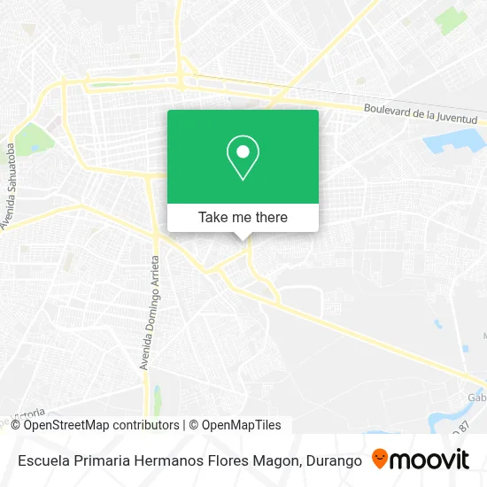 Escuela Primaria Hermanos Flores Magon map