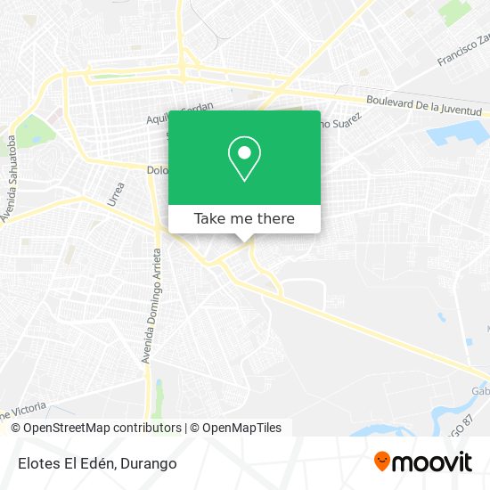 Mapa de Elotes El Edén
