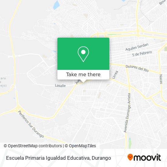 Mapa de Escuela Primaria Igualdad Educativa