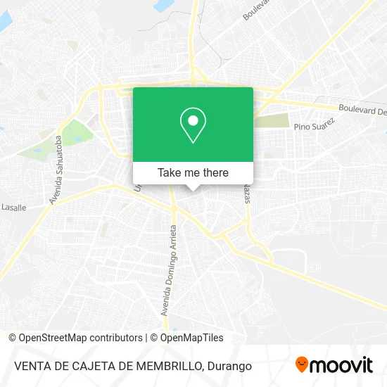 VENTA DE CAJETA DE MEMBRILLO map