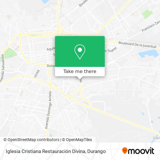 Iglesia Cristiana Restauración Divina map