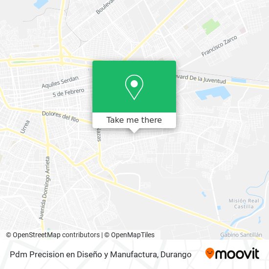 Mapa de Pdm Precision en Diseño y Manufactura