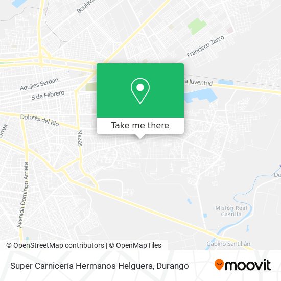 Super Carnicería Hermanos Helguera map