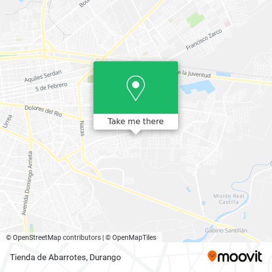 Mapa de Tienda de Abarrotes