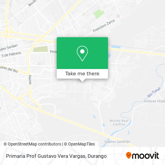Mapa de Primaria Prof Gustavo Vera Vargas