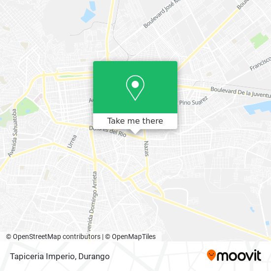 Mapa de Tapiceria Imperio