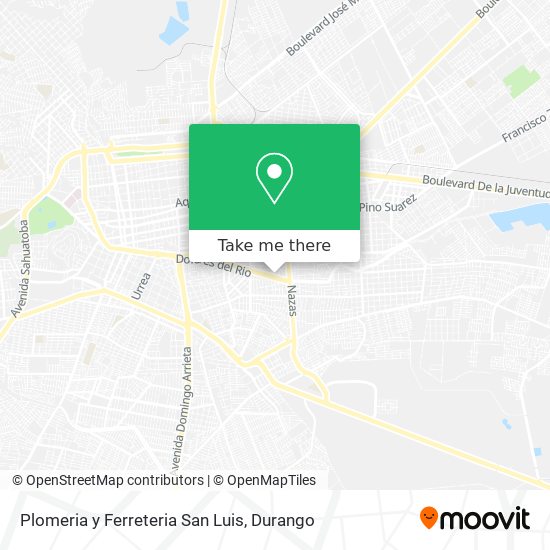 Plomeria y Ferreteria San Luis map