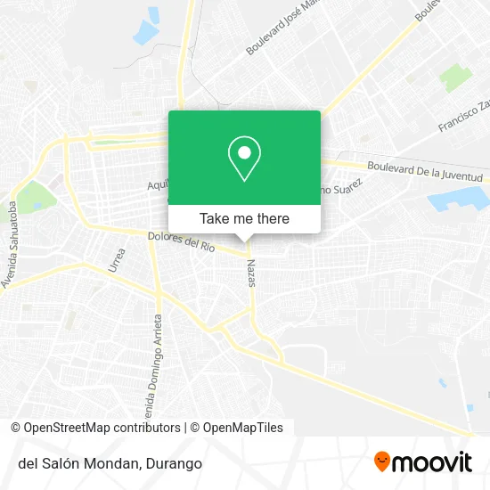 Mapa de del Salón Mondan