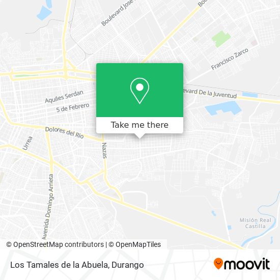 Los Tamales de la Abuela map