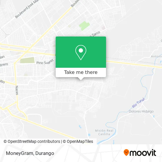 MoneyGram map