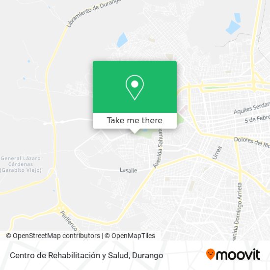 Centro de Rehabilitación y Salud map
