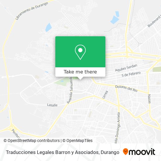 Traducciones Legales Barron y Asociados map