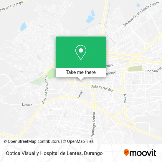 Mapa de Óptica Visual y Hospital de Lentes