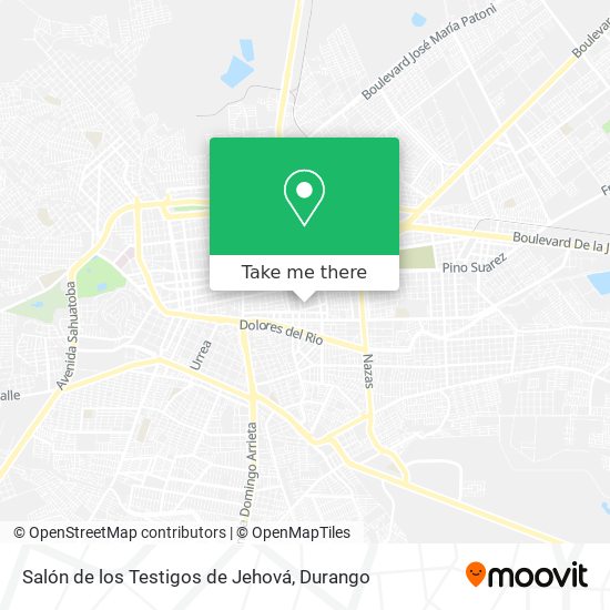Salón de los Testigos de Jehová map