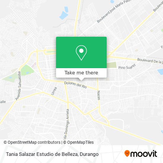 Tania Salazar Estudio de Belleza map