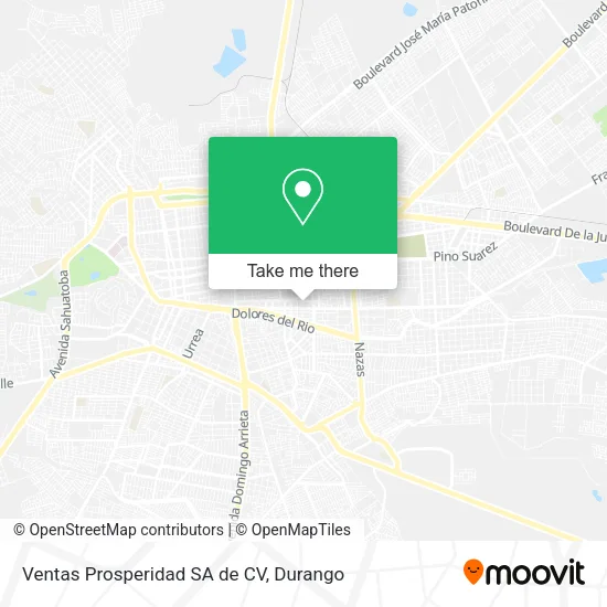 Mapa de Ventas Prosperidad SA de CV