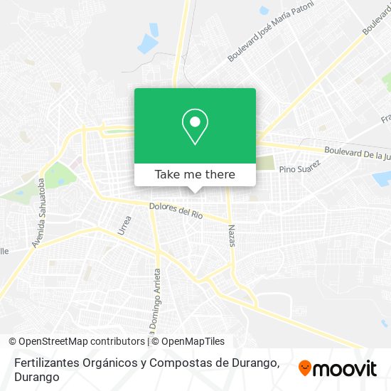 Fertilizantes Orgánicos y Compostas de Durango map