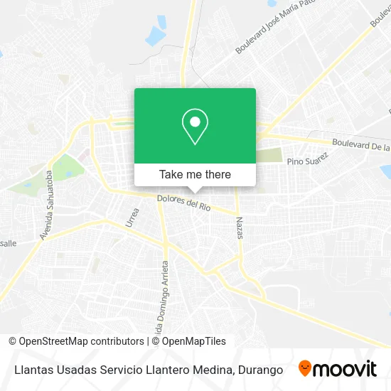 Llantas Usadas Servicio Llantero Medina map