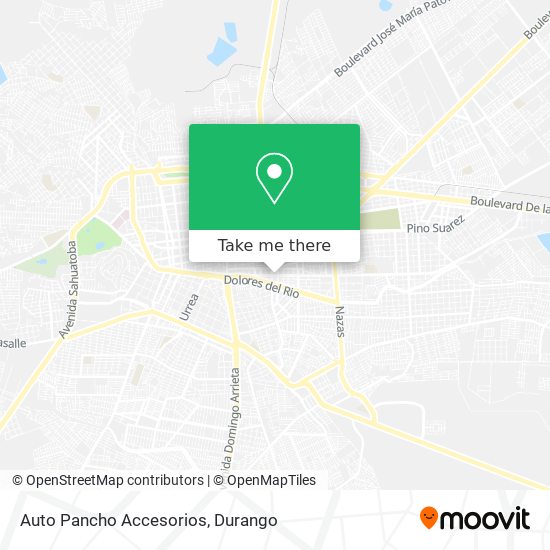 Auto Pancho Accesorios map