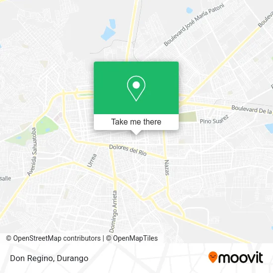 Mapa de Don Regino