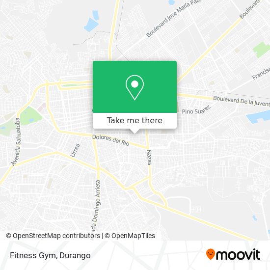 Mapa de Fitness Gym