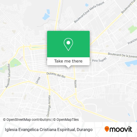 Mapa de Iglesia Evangélica Cristiana Espiritual