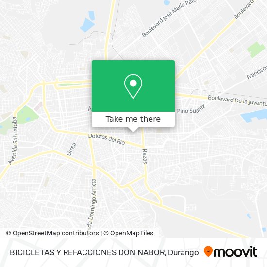 BICICLETAS Y REFACCIONES DON NABOR map