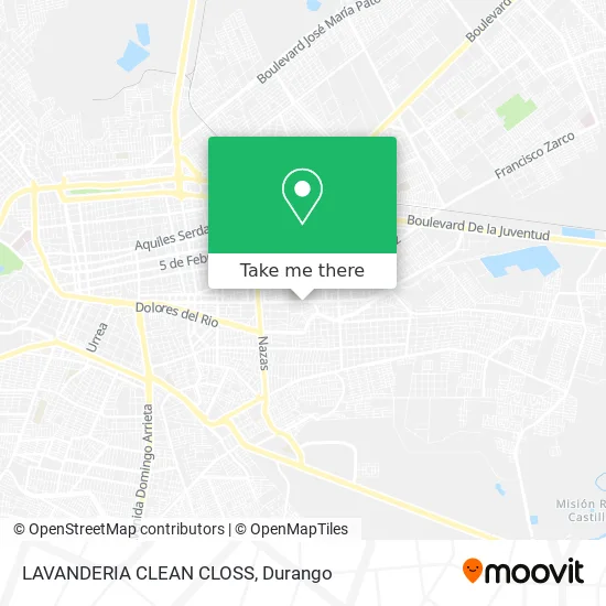 LAVANDERIA CLEAN CLOSS map